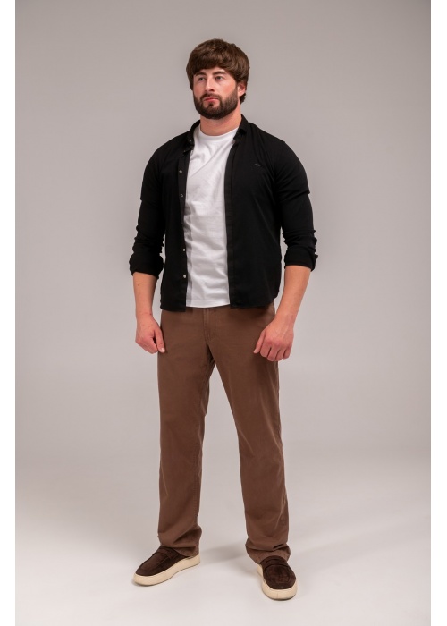 Чоловічі штани Claude flat коричневий 
